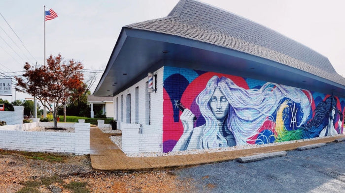 Alex Yarber hair salon building 